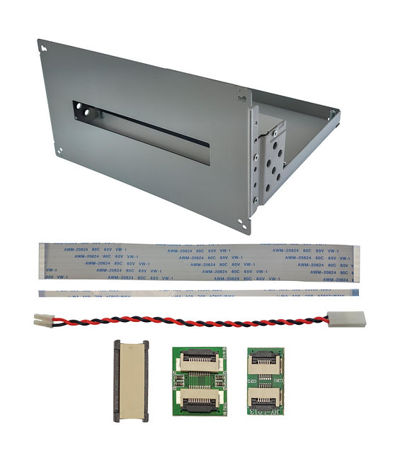 купить Комплект для переделки плоских магнитол LC, KS, MT в 1 din (металл) 1