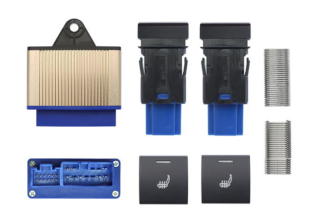 Комплект подогрева двух сидений 2 кнопки для Toyota 2018+ Ksize ZG9 7