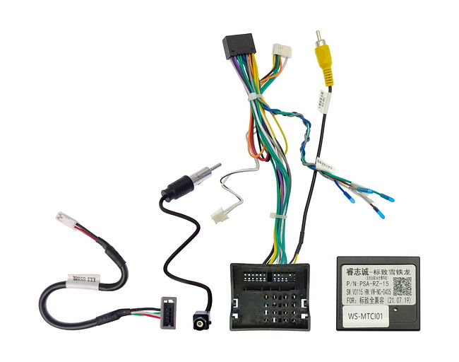 Комплект проводов для установки WM-MT в Citroen Spacetourer, Jumpy 2016+ (основной, CAN) 1