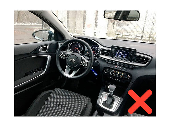 купить Рамка для установки в Kia Ceed 2018 - 2022 MFAB дисплея ## 8