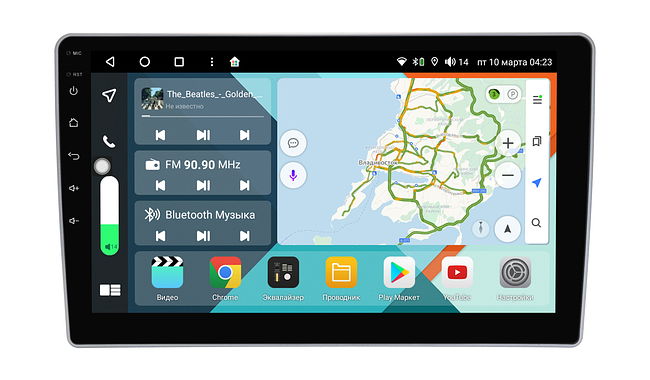 купить Штатная магнитола ГАЗ Газель Бизнес (GAZ Gazelle Business) 2010 - 2022 Wide Media KS1351QR-4/32 3