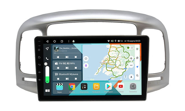 купить Штатная магнитола Hyundai Accent 2009 - 2012 Wide Media KS9288QR-4/32 3