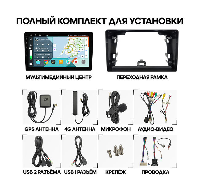 купить Штатная магнитола Kia Sorento 2002 - 2006 Wide Media KS9639QR-4/32 2