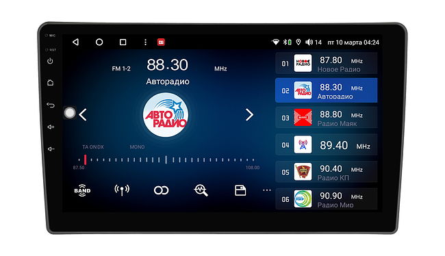 купить Штатная магнитола Лада Калина (I) 2004 - 2013 Wide Media KS9880QR-4/32 4