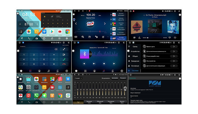 купить Штатная магнитола Mercedes-Benz CLK class (W209) 2005 - 2010 Wide Media KS7180QR-4/32 11