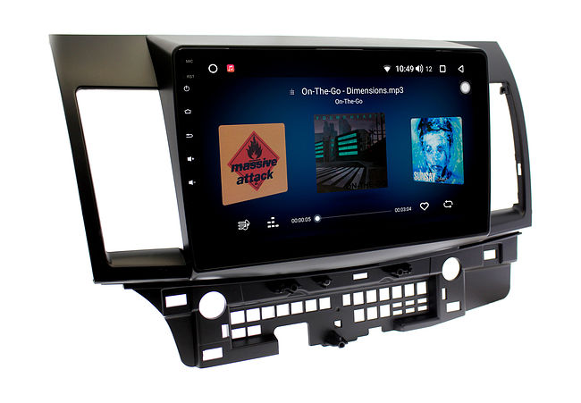 купить Штатная магнитола Mitsubishi Lancer X 2007+ Wide Media KS1047QR-4/32 для авто с Rockford 5