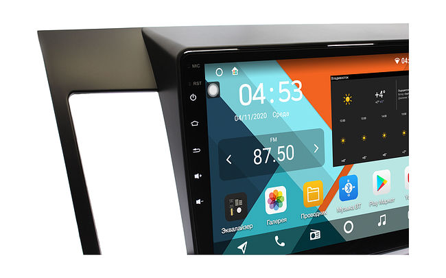 купить Штатная магнитола Mitsubishi Lancer X 2007+ Wide Media KS1047QR-4/32 для авто с Rockford 6