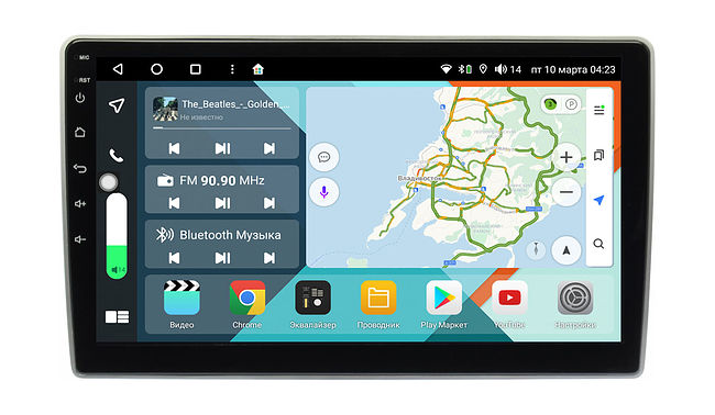 купить Штатная магнитола Nissan Navara 1997 - 2004 Wide Media KS1203QR-4/32 3