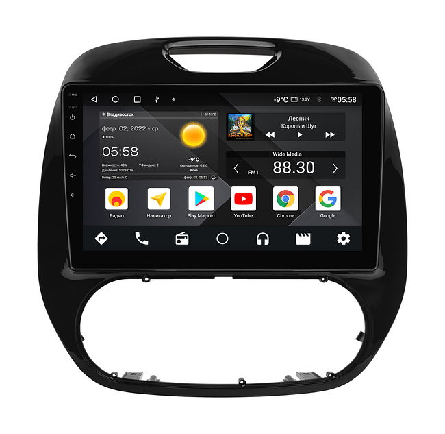 купить Штатная магнитола Renault Kaptur 2016 - 2019 Wide Media MT9567QU-4/32 для любой комплектации авто 3