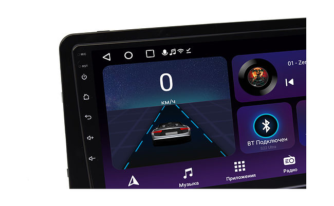 купить Штатная магнитола Toyota C-HR 2016+ Wide Media LC9240ON-2/32T (л. руль),(для замены ма-лы 200*100) 4