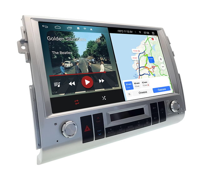 купить Штатная магнитола Toyota FJ Cruiser 2006+ Wide Media MT8015QU-6/128 (серая) 3