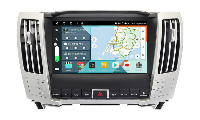 купить Штатная магнитола Toyota Harrier 2003 - 2012, Lexus RX 2003 - 2009 Wide Media KS9876QR-4/32 с усил. 1