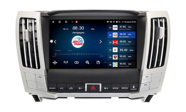 купить Штатная магнитола Toyota Harrier 2003 - 2012, Lexus RX 2003 - 2009 Wide Media KS9876QR-4/32 с усил. 2