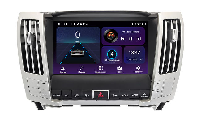 купить Штатная магнитола Toyota Harrier 2003 - 2012, Lexus RX 2003 - 2009 Wide Media LC9876ON-2/32T с усил. 1