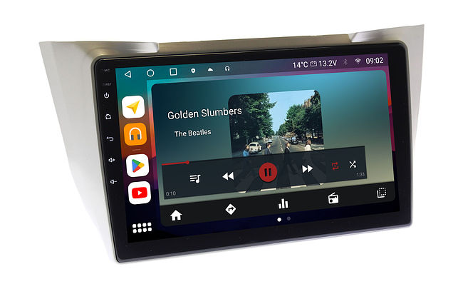 купить Штатная магнитола Toyota Harrier 2003 - 2012, Lexus RX 2003 - 2009 Wide Media MT1154QU-4/32 (низ) 5