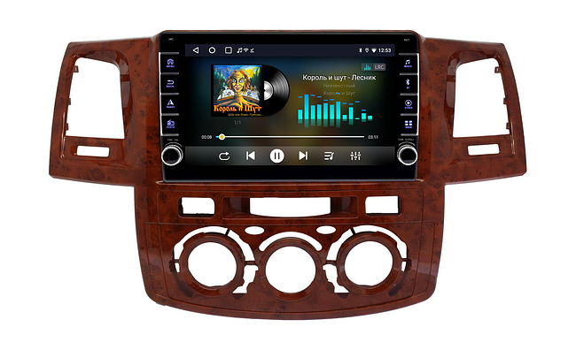 купить Штатная магнитола Toyota Hilux, Fortuner 2008 - 2015 Wide Media LC9566ON-2/32B авто с кондиционером 2