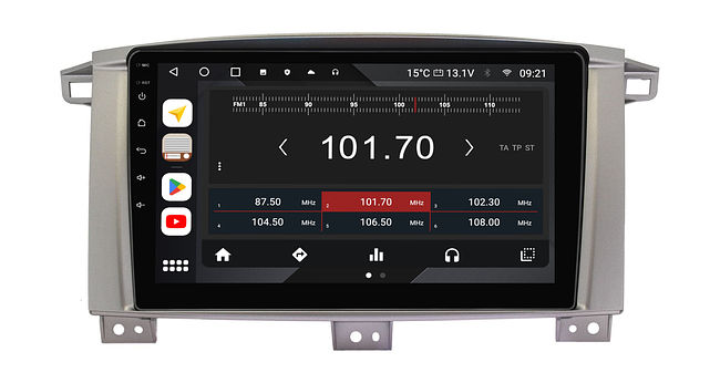 купить Штатная магнитола Toyota Land Cruiser 2002 - 2007 Wide Media MT9121QU-4/32 (для авто с МКПП) 2