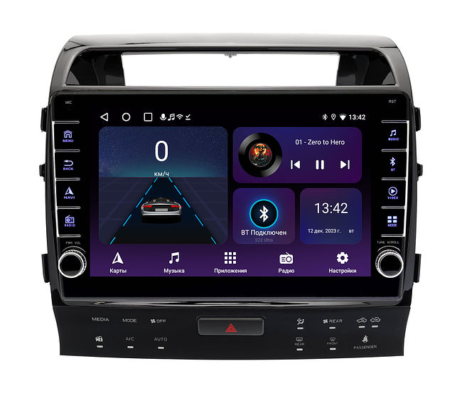 купить Штатная магнитола Toyota Land Cruiser 2007 - 2009 Wide Media LC1201ON-2/32B тип C 3