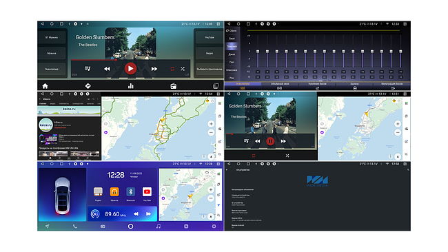 купить Штатная магнитола Toyota Land Cruiser 2021+ Wide Media MT8016QU-6/128 для компл. без CD 22