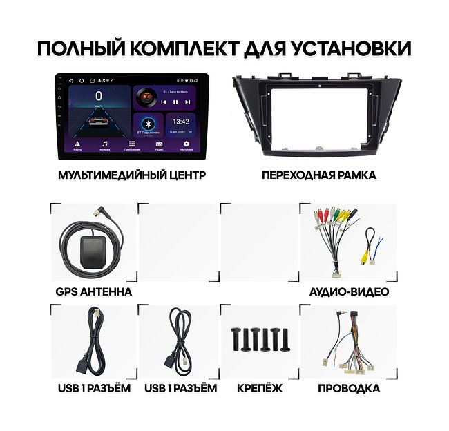 купить Штатная магнитола Toyota Prius A 2011 - 2014 Wide Media LC9401ON-2/32T (правый руль) 2