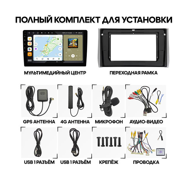 купить Штатная магнитола Toyota RAV4 2019+ Wide Media MT1350QU-4/32 правый руль, авто без 360 2