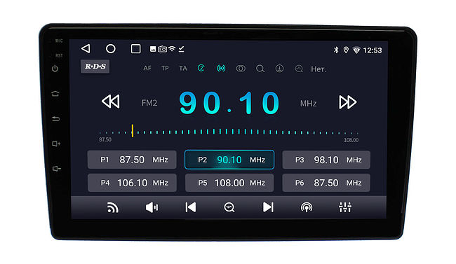 купить Штатная магнитола Toyota Vitz 1999 - 2005 Wide Media LC9549ON-2/32T взамен верхнего бардачка 4