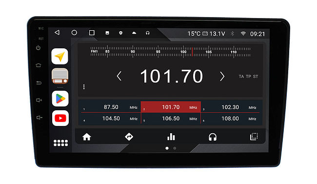 купить Штатная магнитола Toyota Vitz 1999 - 2005 Wide Media MT9549QU-4/32 взамен верхнего бардачка 4