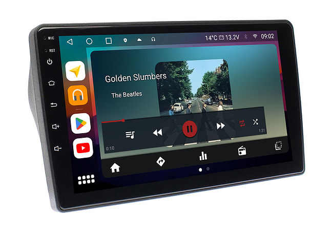 купить Штатная магнитола Toyota Vitz 1999 - 2005 Wide Media MT9549QU-4/32 взамен верхнего бардачка 5