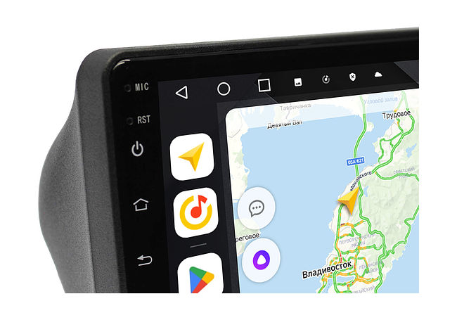 купить Штатная магнитола Toyota Vitz 1999 - 2005 Wide Media MT9549QU-4/32 взамен верхнего бардачка 6