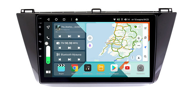 купить Штатная магнитола VW Tiguan 2016+ Wide Media KS1122QR-4/32 1