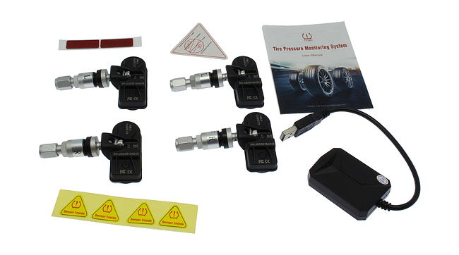 купить Система контроля давления в шинах Ksize TPMS-01 (4шт, внутренние, USB) 2