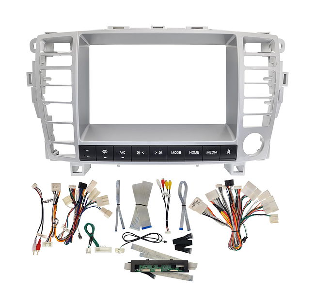 Установочный комплект для дисплеев MFB типа в Toyota Crown Majesta 2003 - 2008 (серебристый) 1