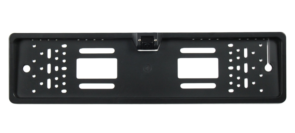 CAM-4F универсальная камера фронтальная в рамке номерного знака черная