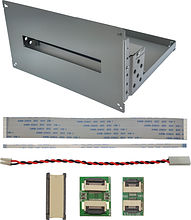 Комплект для переделки плоских магнитол LC, KS, MT в 1 din (металл)