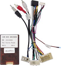 Комплект проводов для установки WM-MT в Toyota 2003 - 2013 (осн, ант, м/руль, CAN, AMP)