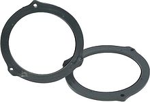 Подиумы пластик для установки динамиков в Ford, Mazda 6,5" Тыл (16 см. ср. жестк.)