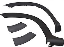 Накладки на крылья Renault Duster 2012 - 2015 (полный комплект)*