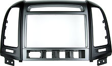 Переходная рамка для Hyundai Santa Fe 2006 - 2012 2 din с отверстиями для 4-х кнопок под магнитолой