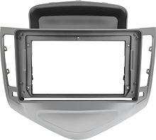 Рамка для установки в Chevrolet Cruze 2008 - 2013 MFB дисплея (серебристая)