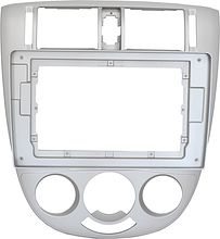 Рамка для установки в Chevrolet Lacetti 2004 - 2013 MFA дисплея (седан, кондиционер, серебристая)