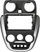 Рамка для установки в Лада Гранта (Lada Granta) 2011 - 2017 MFB дисплея тип 2 (серебристая)