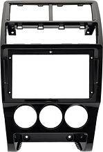 Рамка для установки в Лада Приора 2 (Lada Priora 2) 2013 - 2018 MFB дисплея черный глянец