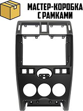 Рамка для установки в Лада Приора (Lada Priora) 2007 - 2014 MFB дисплея черная (15шт)
