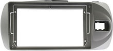 Рамка для установки в Toyota Vitz 2015 - 2020 MFB дисплея (серебристая)