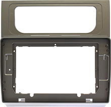 Рамка для установки в VW Touran 2010 - 2015 MFA дисплея серебристая