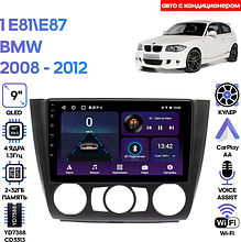 Штатная магнитола BMW 1 E81\E87 2008 - 2012 Wide Media LC9449ON-2/32T (авто с кондиционером)