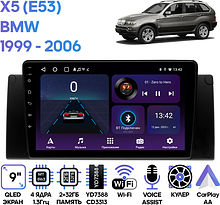 Штатная магнитола BMW X5 (E53) 1999 - 2006 Wide Media LC9295ON-2/32T тип B
