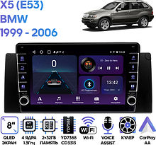 Штатная магнитола BMW X5 (E53) 1999 - 2006 Wide Media LC9295ON-LC2/32B тип B