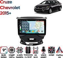 Штатная магнитола Chevrolet Cruze 2015+ Wide Media KS9904QR-4/32