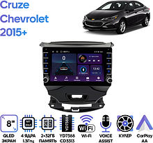 Штатная магнитола Chevrolet Cruze 2015+ Wide Media LC9904ON-2/32B